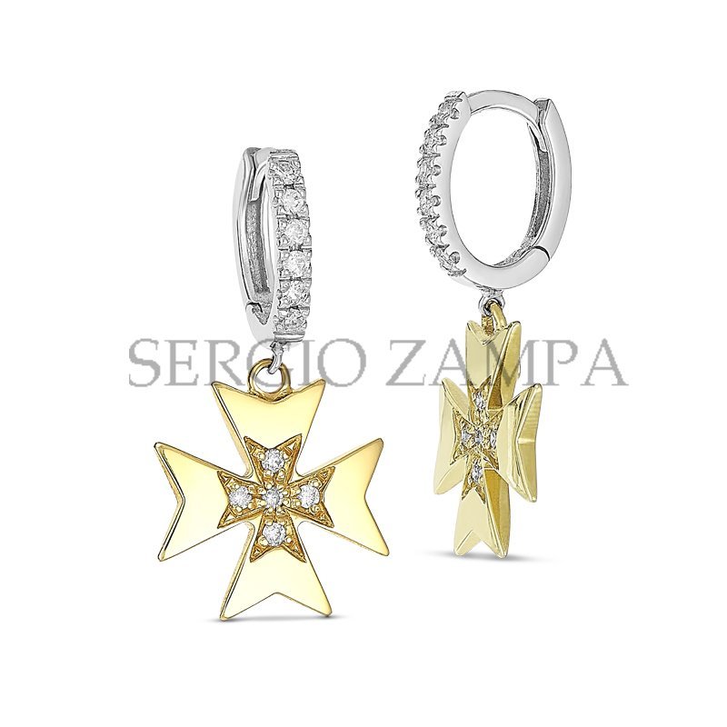 Gioielleria Zampa - Maltese Cross - Diamonds