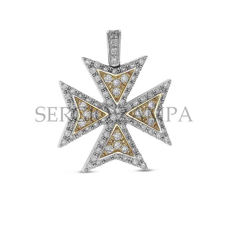 Gioielleria Zampa - Maltese Cross - Diamonds