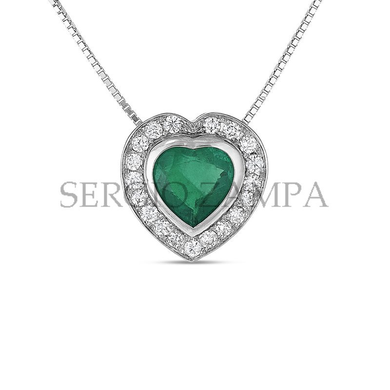 Gioielleria Zampa - Hearts - Emeralds