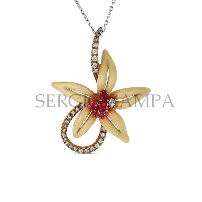 Gioielleria Zampa - Floral - Rubies