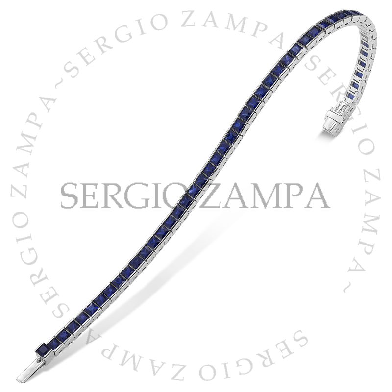 Gioielleria Zampa - Tennis Bracelet - Blue Sapphires