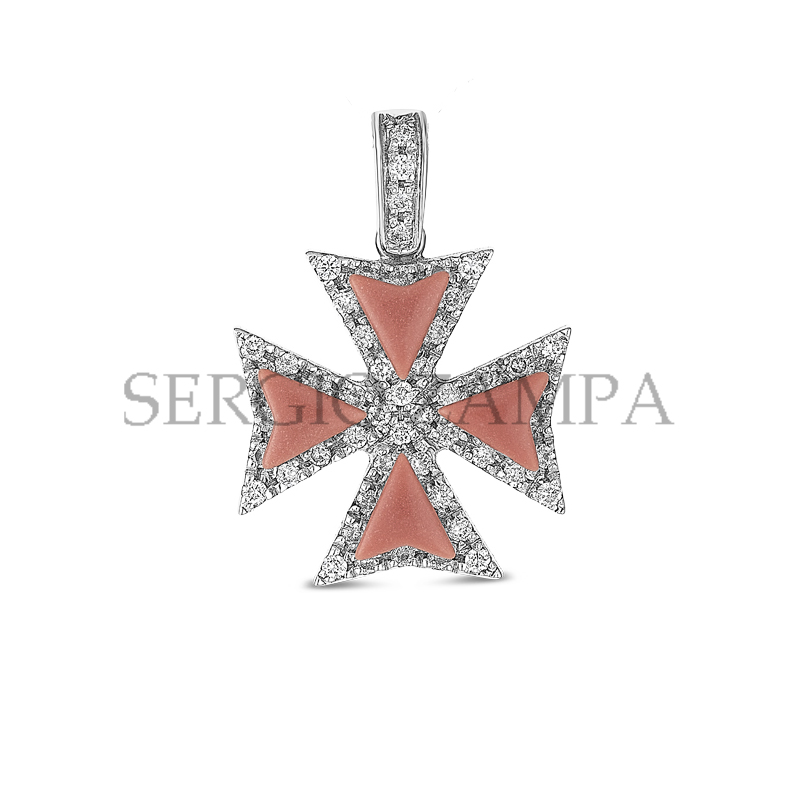 Gioielleria Zampa - Maltese Cross - Diamonds