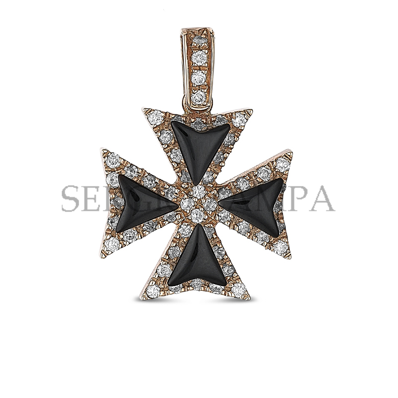 Gioielleria Zampa - Maltese Cross - Diamonds
