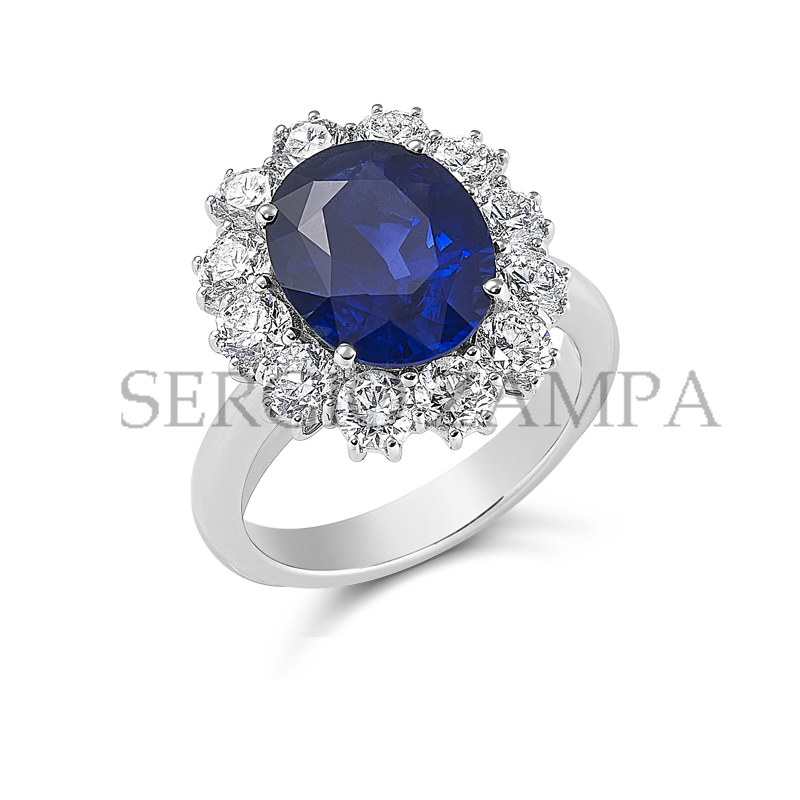 Gioielleria Zampa - Cluster - Blue Sapphires