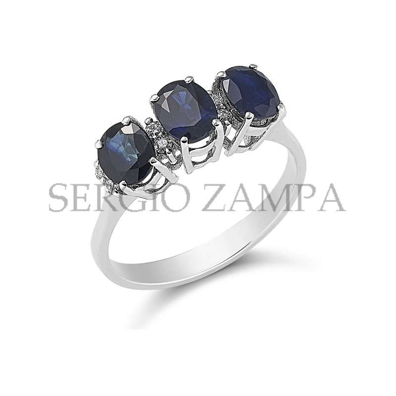 Gioielleria Zampa - Trilogy - Blue Sapphires