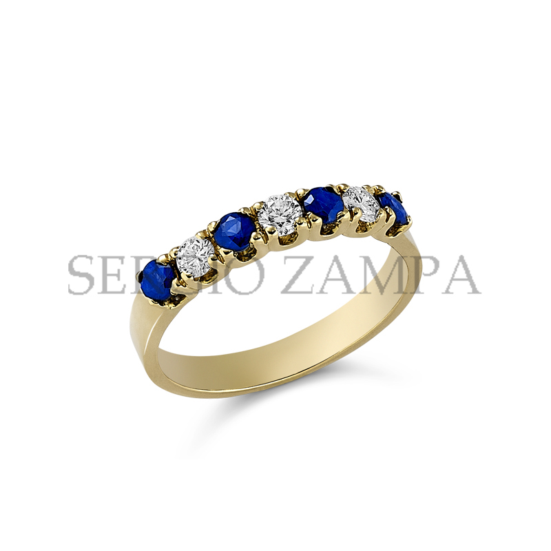 Gioielleria Zampa - Eternity - Blue Sapphires