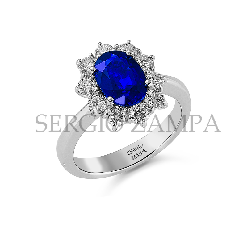 Gioielleria Zampa - Cluster - Blue Sapphire
