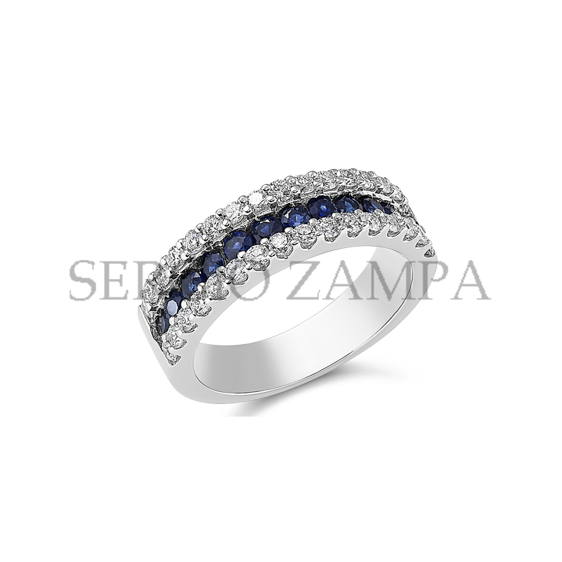Gioielleria Zampa - Dress Ring - Blue Sapphires