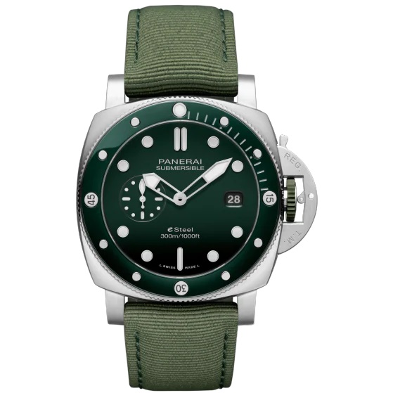 Submersible QuarantaQuattro ESteel ™ Emerald Green