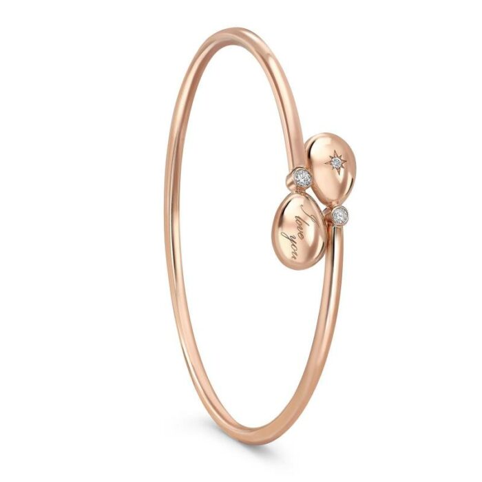 Fabergé Essence Rose Gold I Love You Crossover Bracelet